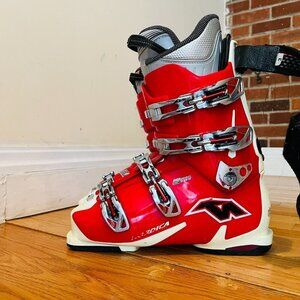 Men's Nordica Speedmachine 8 Red & Cream Size 280-285 Mondopoint 325mm